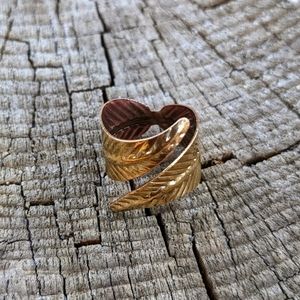 Gold Leaf Ring